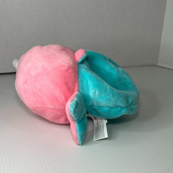 Teeturtle Reversible Norwall 5" Stuffed Plush Mood Face Happy Sad Norwall - Picture 2 of 5